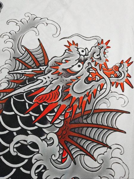 Japanese Football Jersey & Samurai Print Round Neck Comfortable Sports Top, Stylish Jersey, Japanese Culture Design, Perfect for Fans, Workout Top