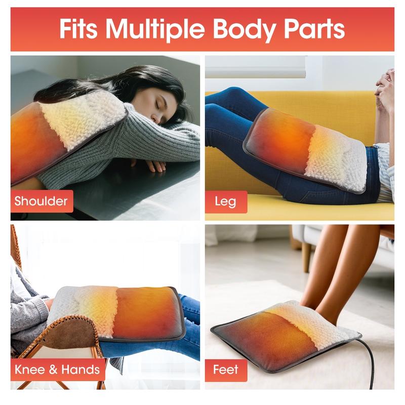 USB Plug-In Foot Warmer Pad Constant Temperature, Detachable Heated Foot Mat for Autumn Winter, Foot Heating Device for Cold Weather Use