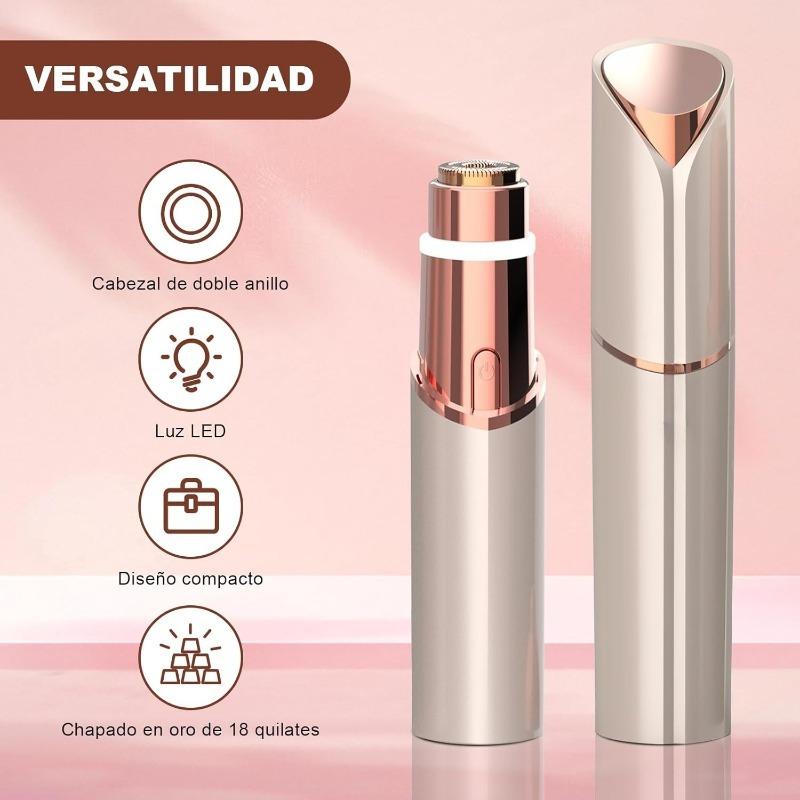 2-In-1 Multi-Functional Facial and Brow Trimmer, Electric Brow Trimmer, Lip and Body Hair Removal Tool, Facial Hair Care Tool, Women's Electric Razor