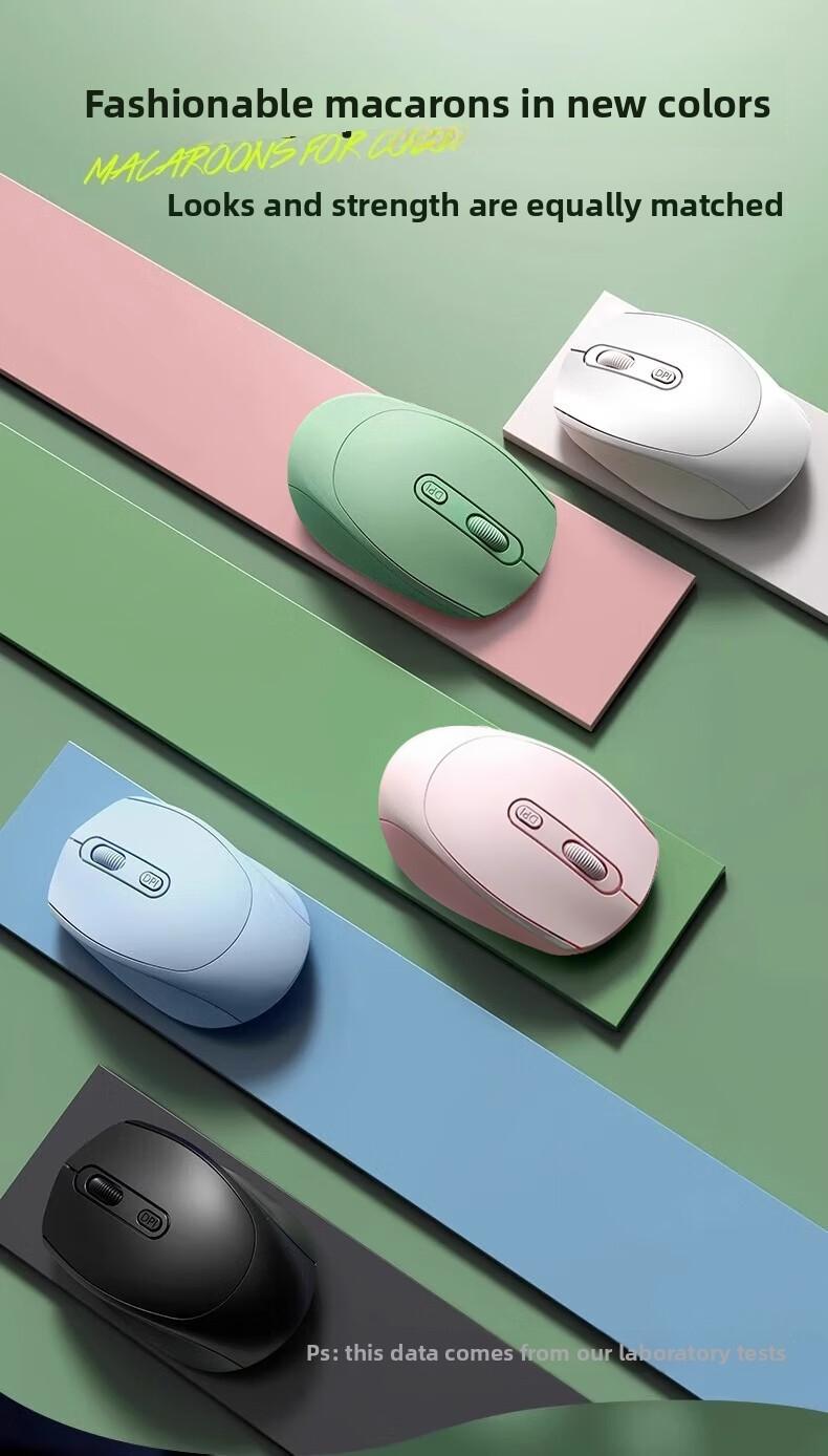 Dual Mode Wireless Bluetooth-compatible Mouse, Pc Mouse Wireless, Computer Peripherals, Bluetooth-compatible 5.0 Direct Connection, Low Latency, Long Battery Life, Ergonomic Design, Portable and Easy to Use