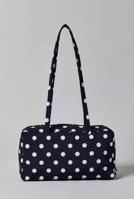 Nylon Bowler Bag, Top Handle Tote Bag with Key Leash, Casual Large Commuter Work Bag, Fashionable Shoulder Handbag for Everyday Use, Commuting Shoulder Bag
