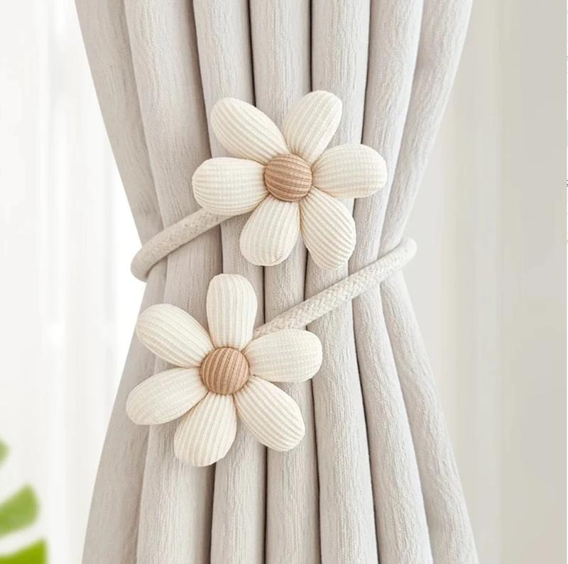 Inovaday 2pc curtain tieback, binding ropes, binding straps,magnetic decorative simple gauze curtain fixed binding Tieback