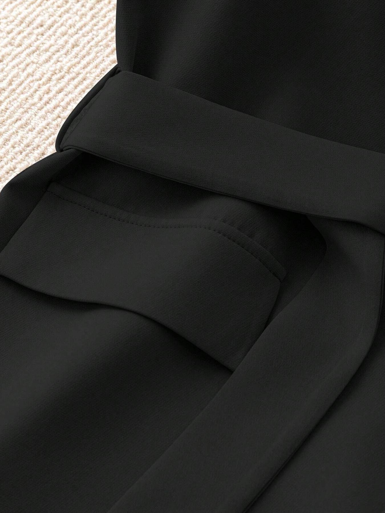 Women's Fashion Suit Vest, New Spring Autumn Casual Sleeveless Outerwear, Waist Cinching Slimming Design, Perfect for Daily Wear