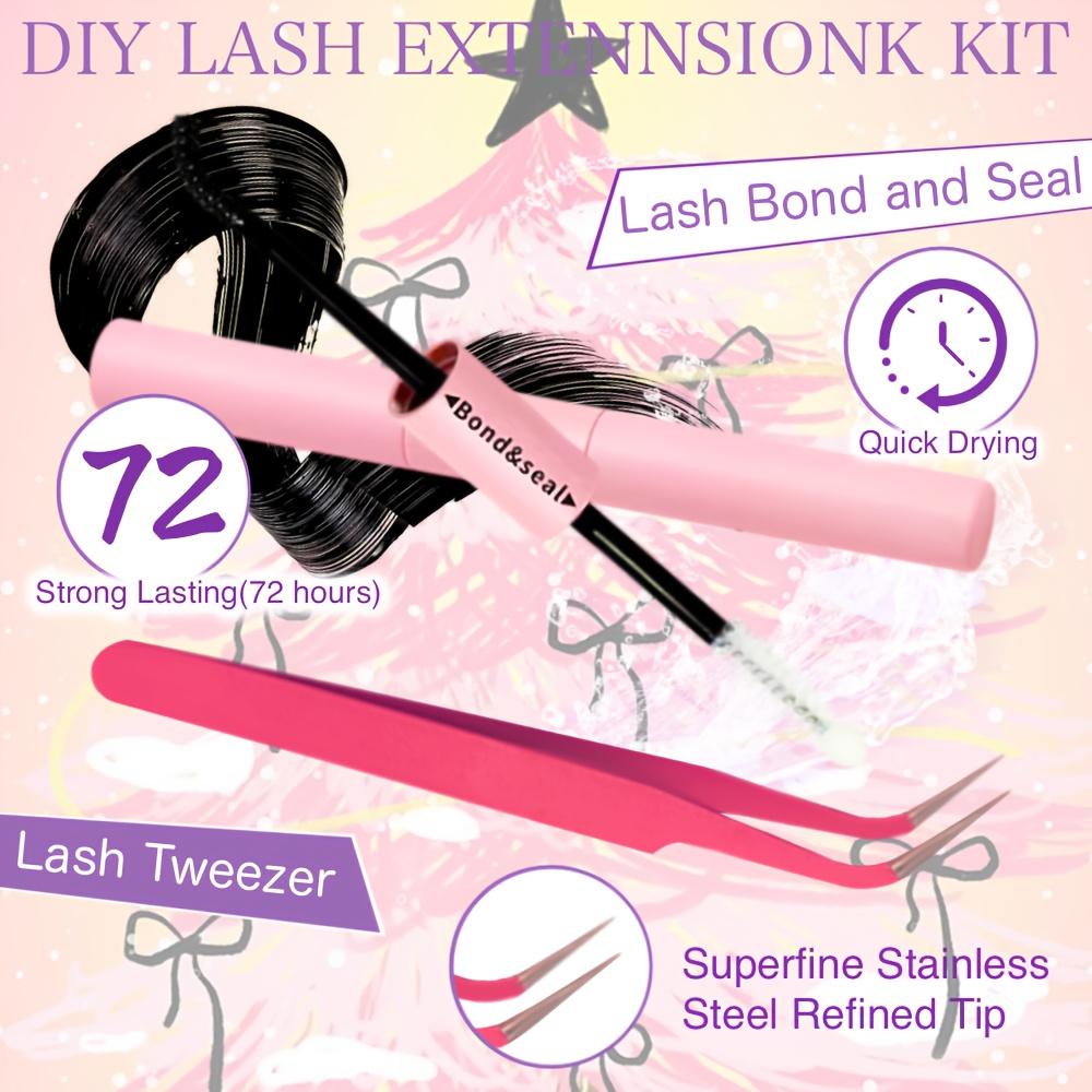 Christmas Eyelash Essential Set, 800pcs Large Capacity, Meets All Your Requirements. 9-16mm Thickened and Lengthened False Eyelashes, Suitable as a Christmas Gift to Yourself