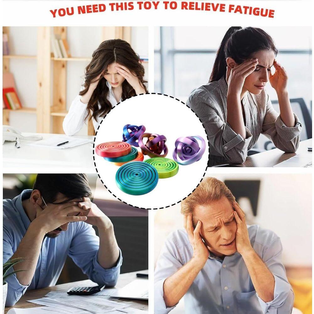Rotating Physical Gravity New Compass Simple and Fun Multi-color Stress Relief Small Toys, Rotating Interactive Game Props Fun Little Gifts Stress Relief Props for Adults, Stress