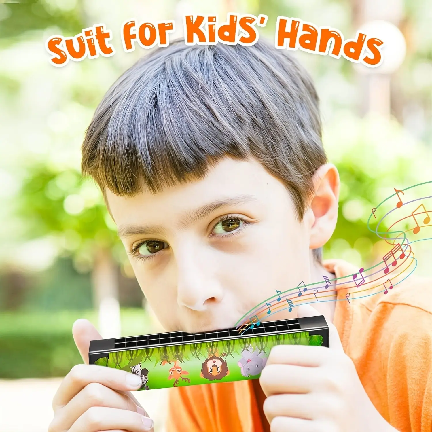 16-Hole Reed Mouth Organ Set, Lightweight Instrument for Kids and Adults Beginners, Random Pattern, Perfect for Musical Learning, Musical Instruments