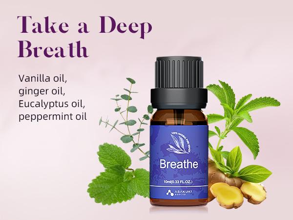 ASAKUKI Essential Oils Set (6 x 10 ml) for Diffuser, Holiday Scent, Stress Relief Scented Perfume Freshener Aroma gift Fragrance Healthcare Solution Healthy Aromatherapy, Therapeutic Lemon