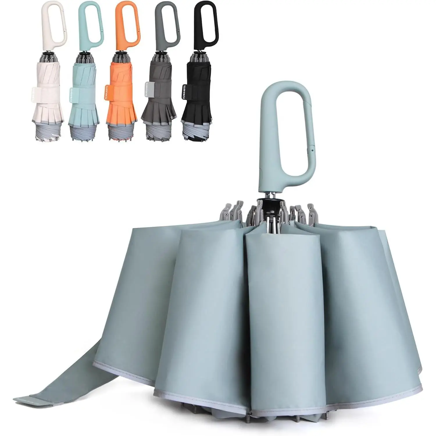 Inverted Umbrella Auto Open Close Windproof Compact Travel UmbrellaGift