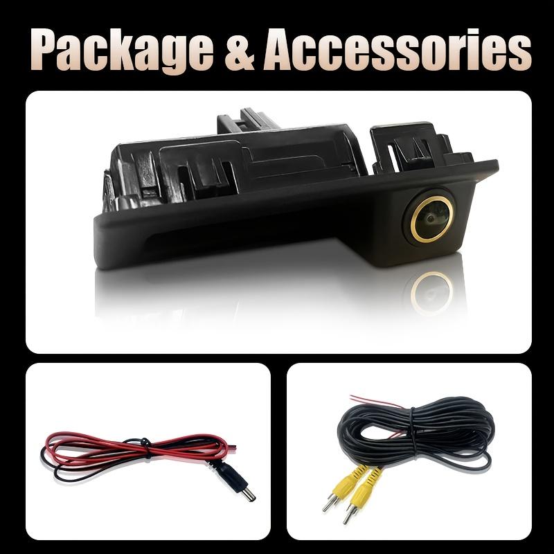 1PC CCD Car Pull Handle Reverse Camera Suitable for Volkswagen Golf Passat B7 B6 Tiguan Jetta MK6 Caddy Touran Touareg Sharan Ultra-high Definition Suitable for Audi A3 A4 A5 Q3 Q5 Q7 A6 B6 B8 A4L A6L A8L S5 S3 RS6 Car Accessories Reverse