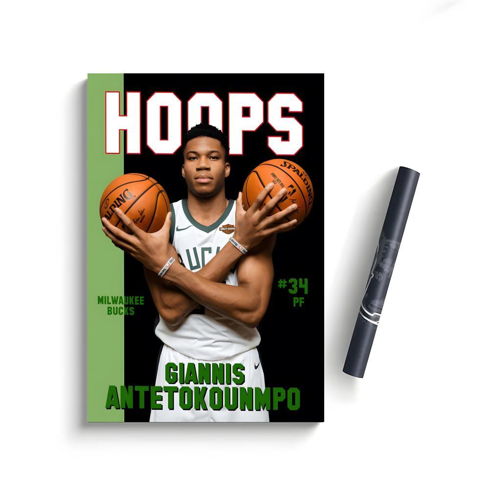 Giannis Antetokounmpo Poster Bedroom Home Decor Art Poster Perfect Gift for Family and Friends