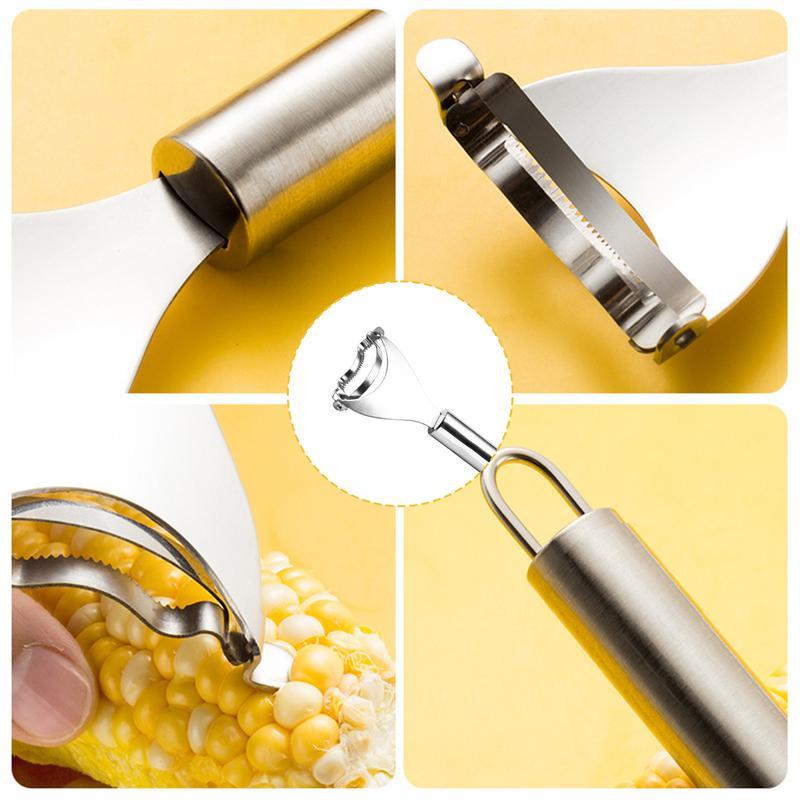 2 Counts Corn Peeler,Corn Peeling Tool, Corn Stripper ToolKitchen Gadgets, Camping Kitchenware