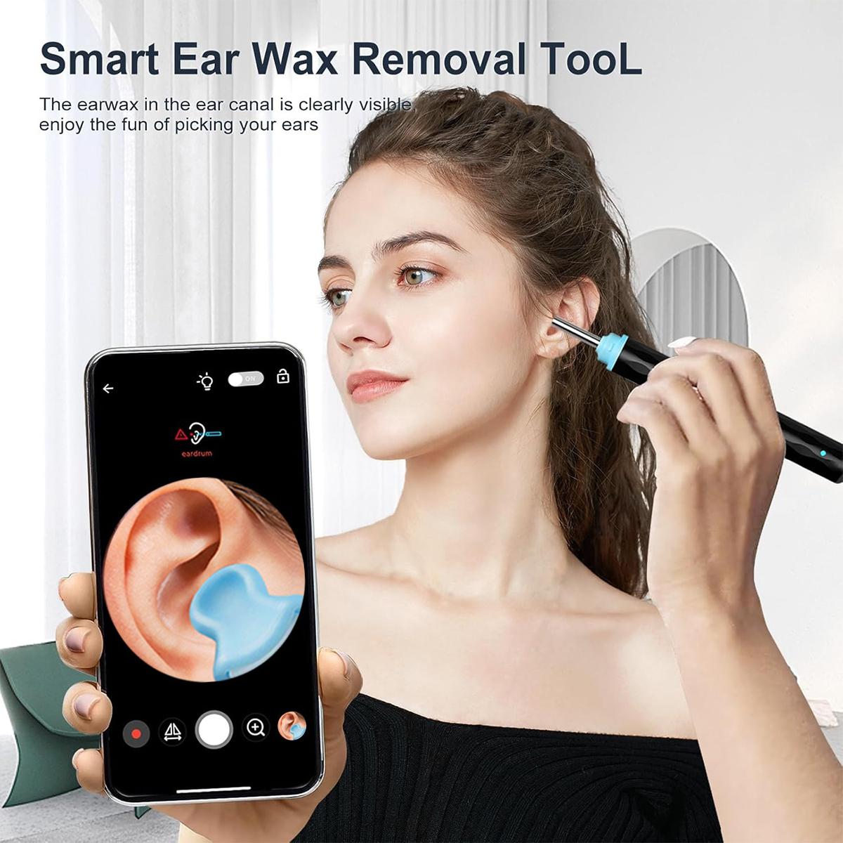 1pc Ear Wax Removal, Smart Earwax Removal Kit, Smart Visual Ear Spoon, Home Use Ear Cleaning Tool, Perfect Gift for Parents & Family Members