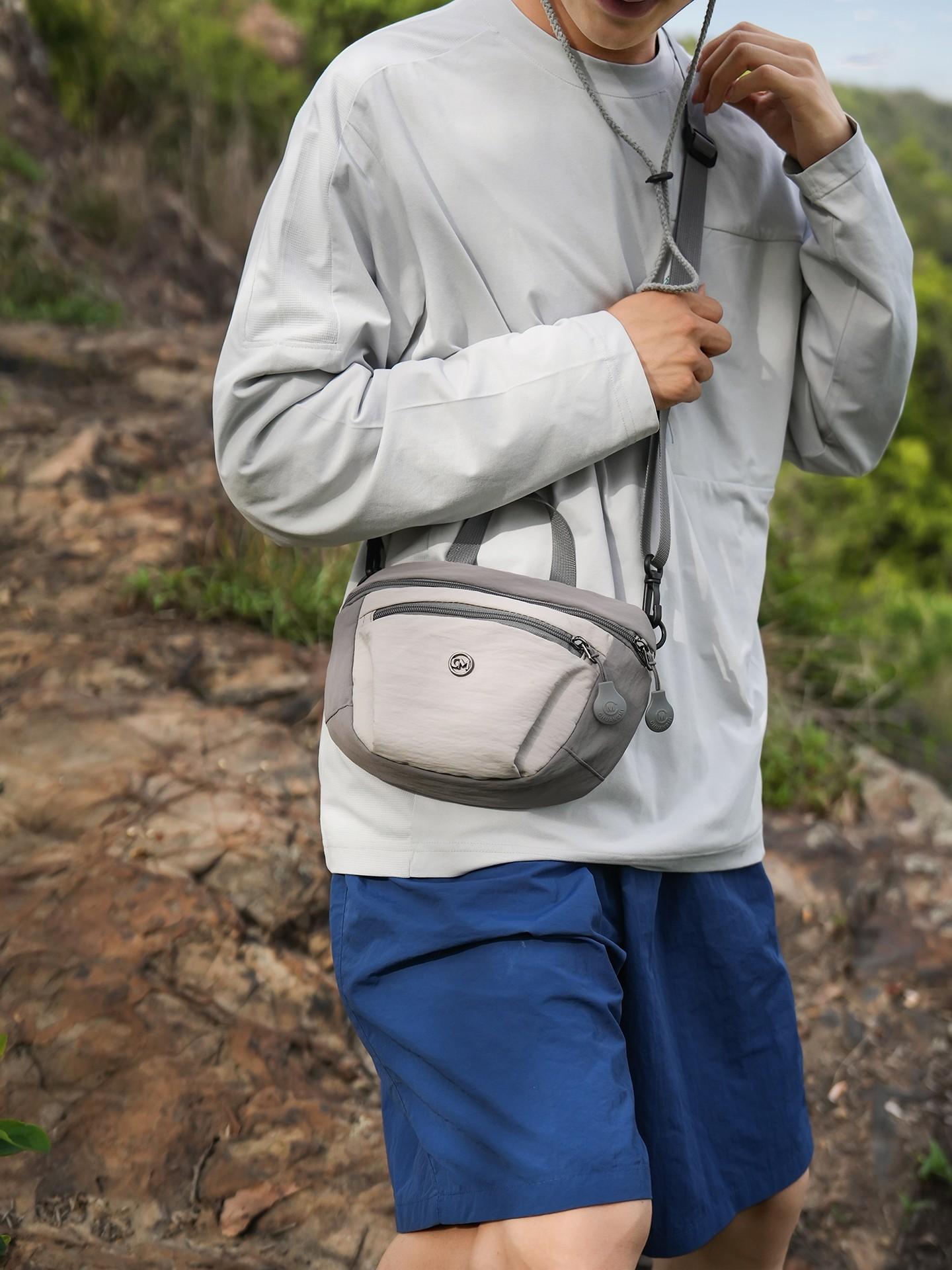 Unisex Nylon Satchel Bag, Colorblock Design, Lightweight Casual Shoulder Crossbody Bag, Ideal for Outdoor Shopping & Daily Use