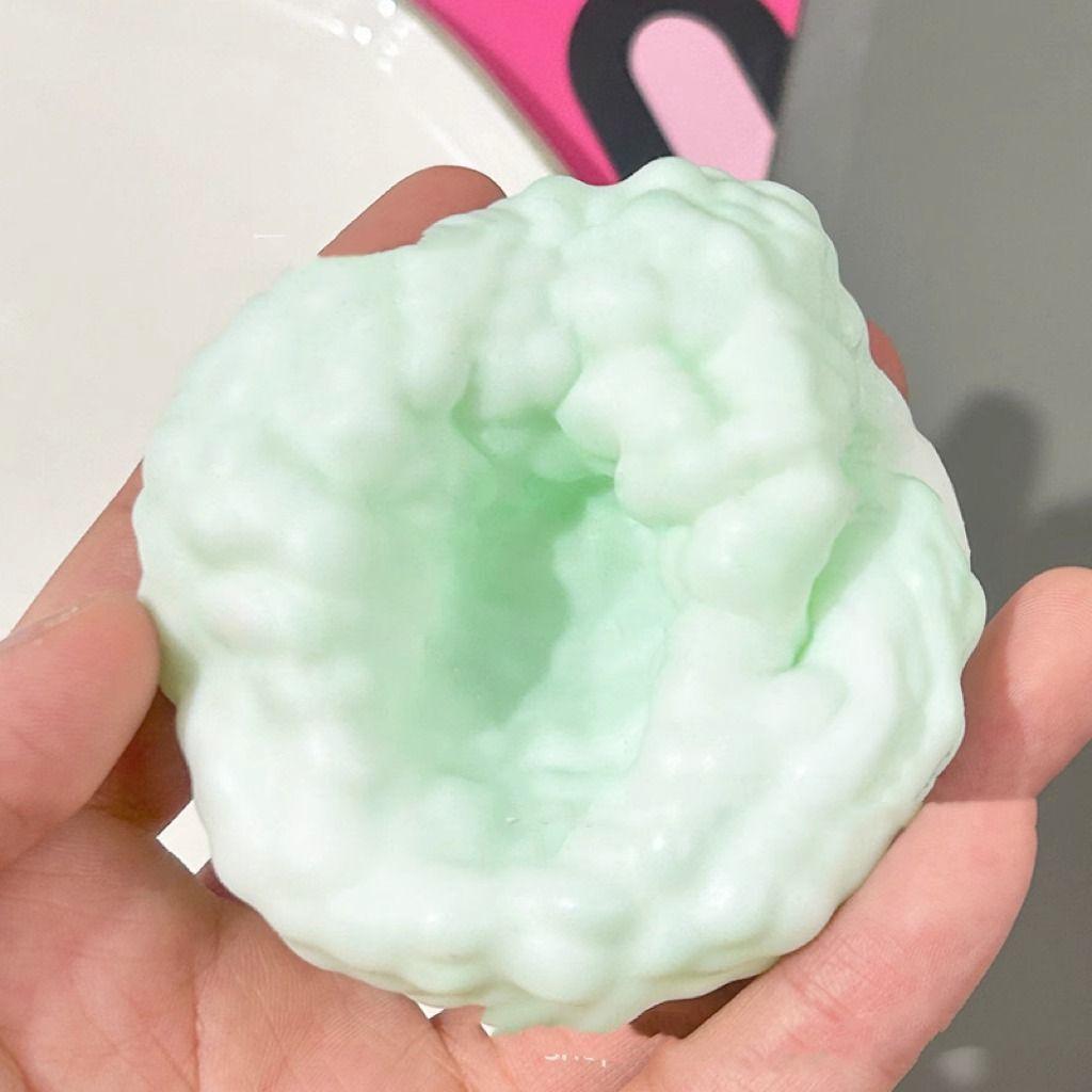 Pastel Cloud Crunchy Bead Stress Ball – Satisfying ASMR Squishy Fidget Toy for Anxiety Stress Relief, ADHD Autism Sensory, Portable Office Decompression