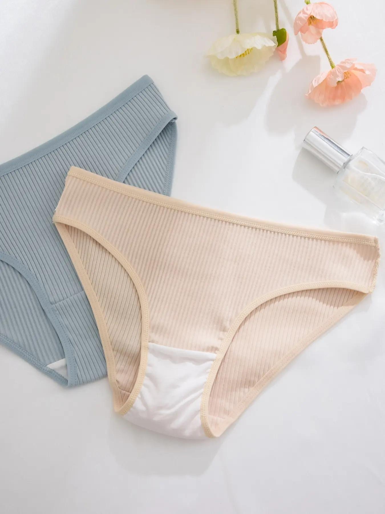 Women's Comfortable Pure Color Low Waist Thong Panties, Pack of 18, Soft Breathable Fashion Comfy Underwear for Daily Wear, Ladies' Intimate Apparel