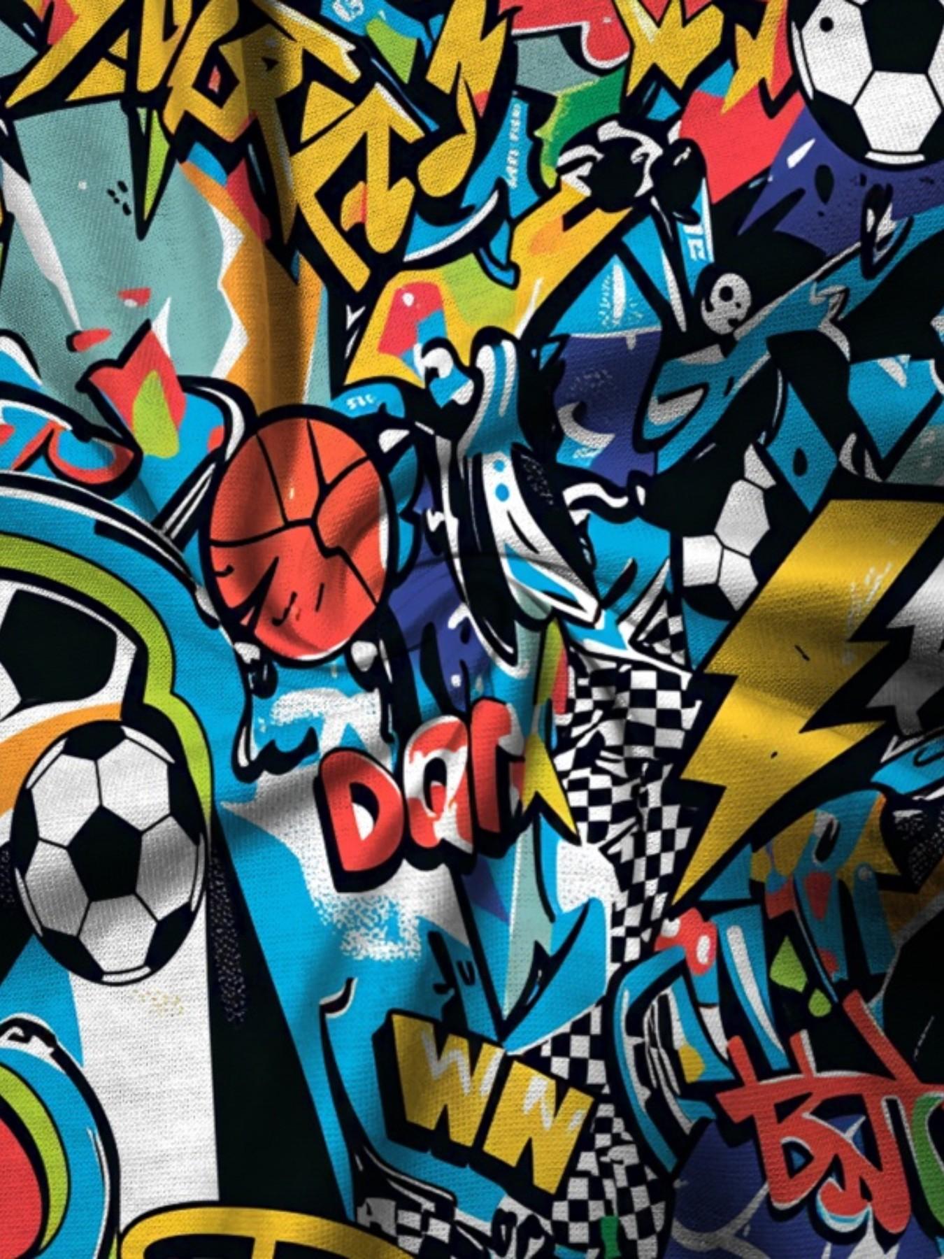 Boys' Quick-Dry 3D Soccer Print Beach Pants, Breathable Elastic Waist with Drawstring, Lightweight Swimsuit for Summer Pool, Beach, Outdoor Activities