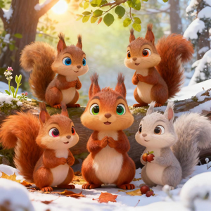 Five Squirrels yyds