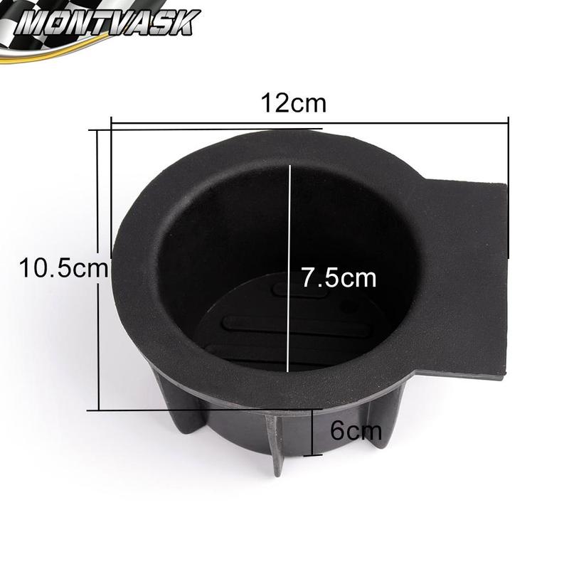 CROSSDESIGN Fit For 2004-2008 F-150 Expedition Navigator Rear Seat Center Console Cup Holder