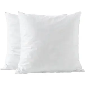 20x20 Pillow Inserts-Shredded Fill-High Density Throw Pillow Inserts with Long-Home Couch-Cotton-2 Pack