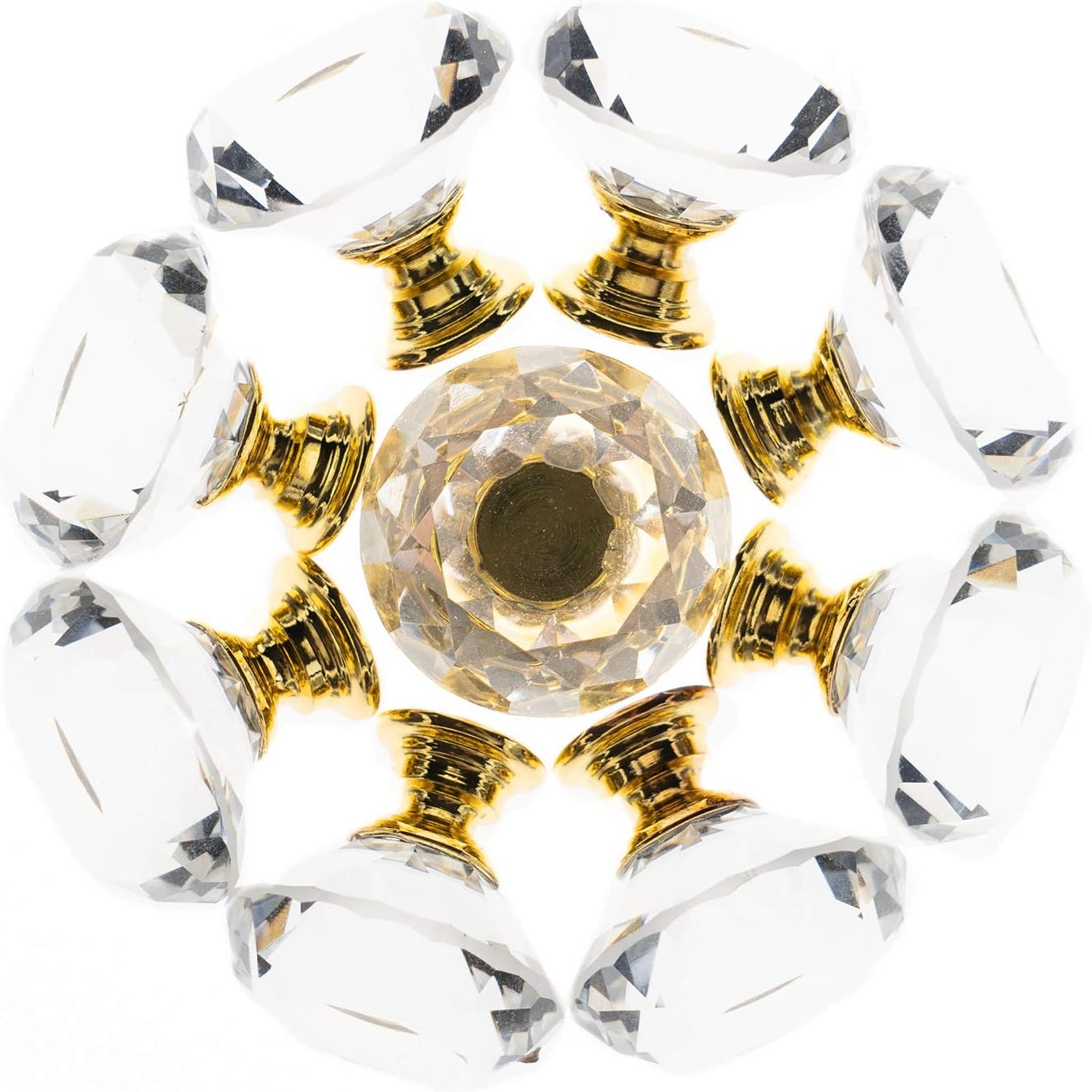 6 Pack Drawer Pulls and Knobs -  Dresser Handles with Screws (30 mm, )