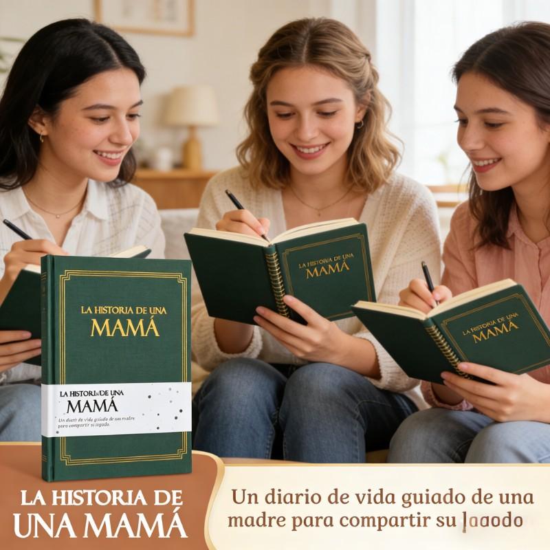 Mom's Life Story Diary Hardcover Edition, Meaningful Memorial Gift, 250+ Guiding Questions, Perfect for Mother's Day Birthday Christmas