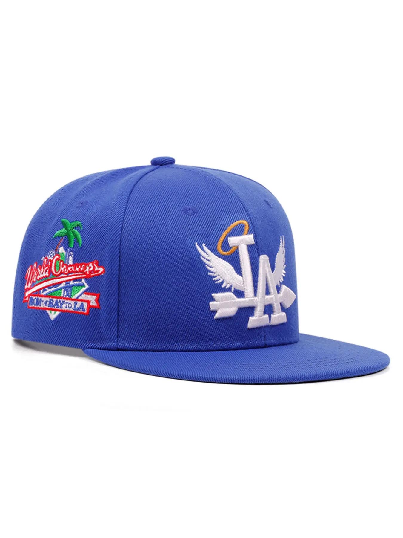 Unisex Adjustable Performance Snapback| Flat Brim Baseball Cap for Men & Women Adjustable Stylish Hat, Embroidered Snapback Cap