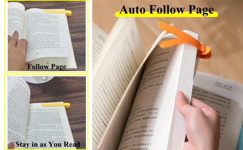 EasyClip Silicone Bookmark: Minimalist blankpage markers that automatically remember yourpage. Perfect Gift for Book Lovers