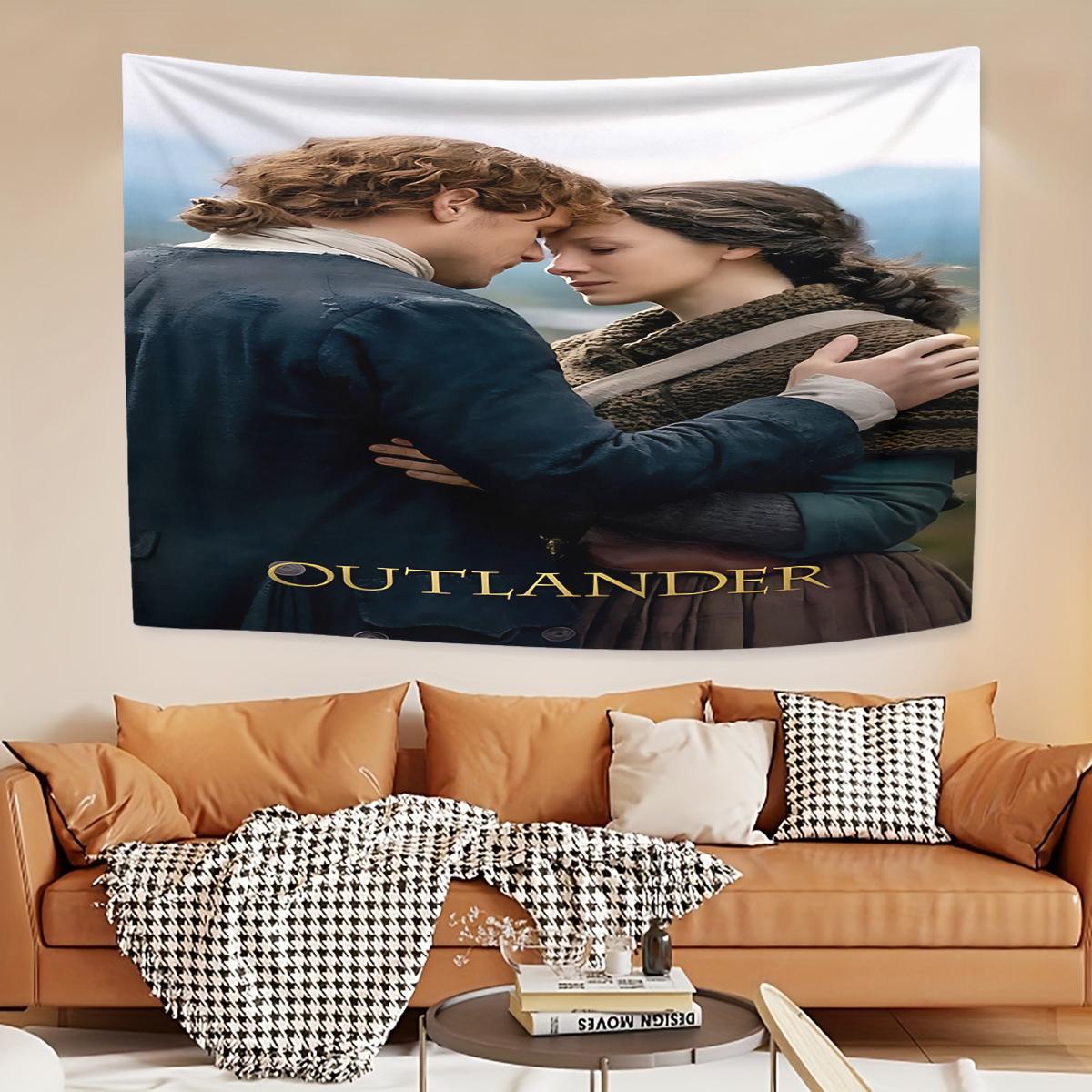 Outlander design  Tapestry, Exquisite Patterns, Soft Fabrics, Perfect for Sofa or Bed Decoration, Comfortable Home Decoration, Bohemian Home Decoration