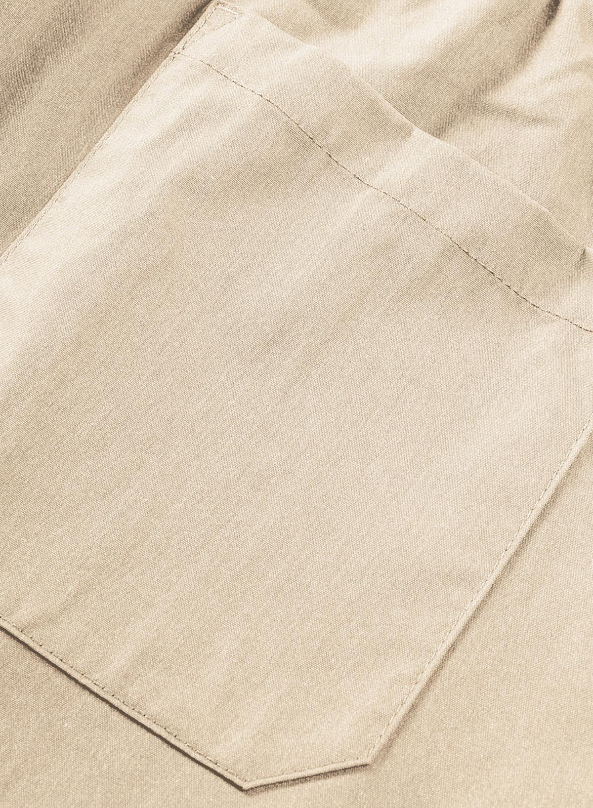 Men's Flex Stretch Cotton Cargo Pants Casual Beige