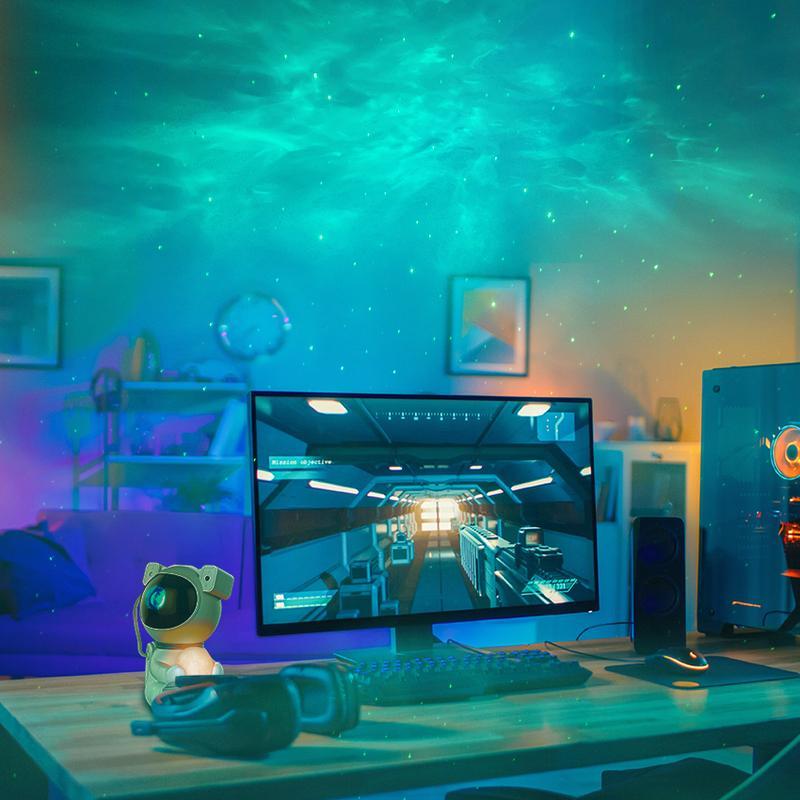 Astronaut Galaxy Projector, Star Projector for Bedroom, LED Night Light for Kids Room with Timer and Remote, Room Decor Aesthetic, Home Decor, Gifts for Adults, Teens, Christmas, Birthday Christmas gift#fathersdaygifts