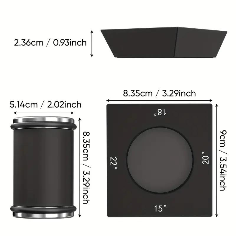 1-Piece Knife Sharpening Tool Set — Rolling Knife Sharpening Kit with Diamond and Ceramic Sharpeners — Suitable for Steel of Any Hardness — Features 12°, 15°, 20°, and 22° Magnetic Angles — An Ideal Gift for Loved Ones and Friends