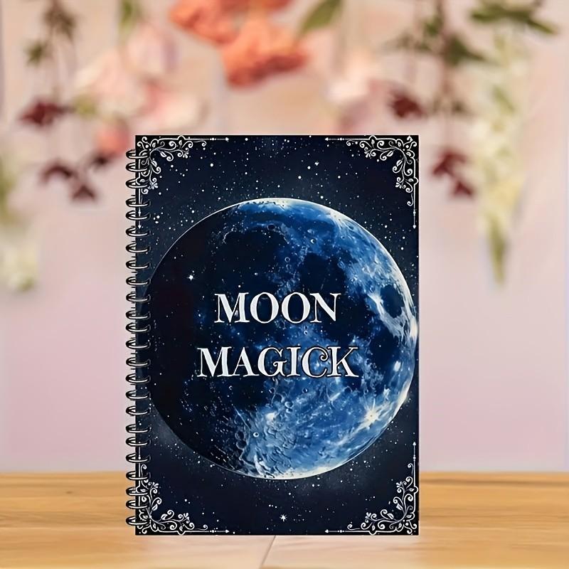 Witch's Moon Journal - Lunar Spell Book for Manifestation & Magic | Moon Phase Tracker with Ritual Templates, Goddess Lore & Grimoire Pages | Celestial Design