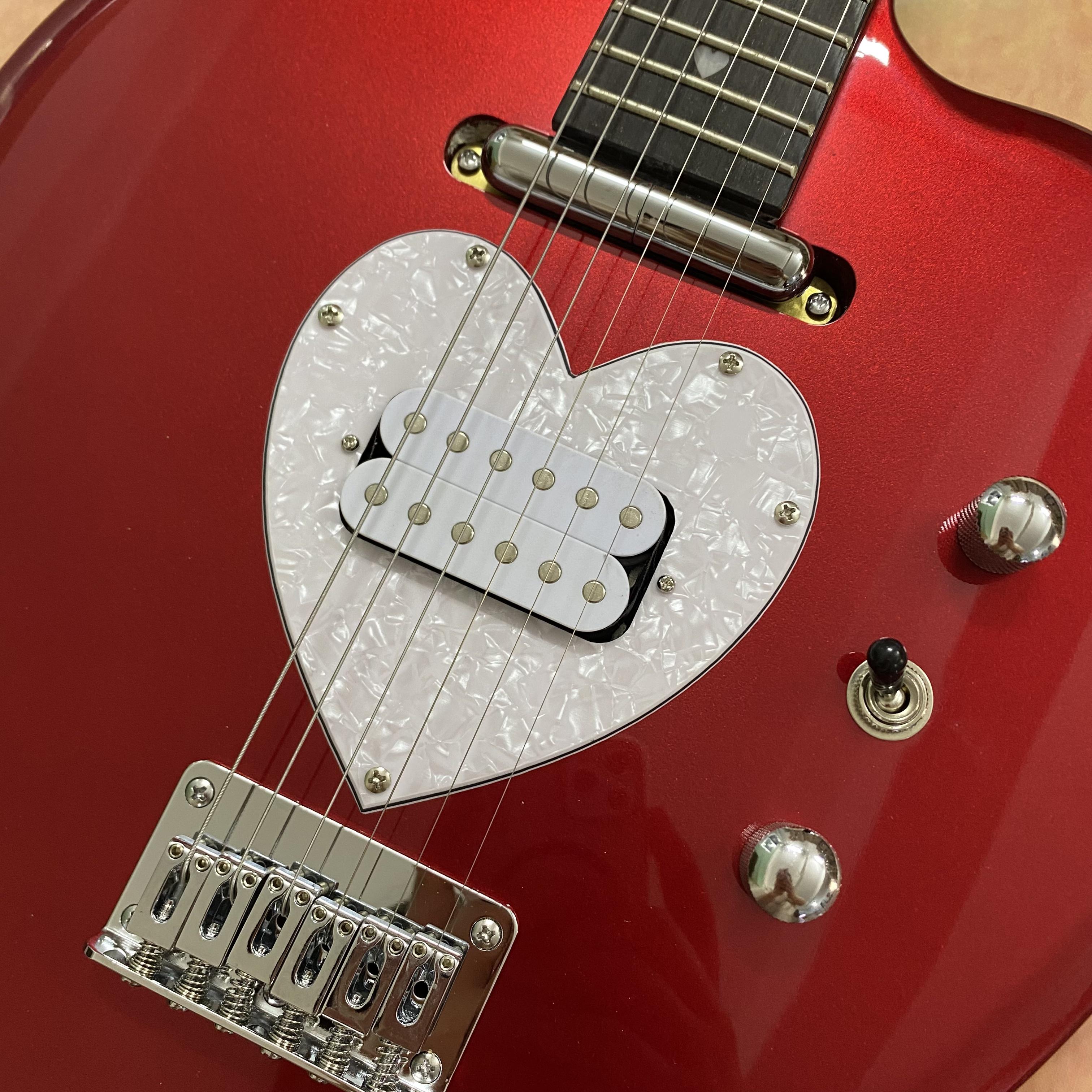 Red Heart Shaped Electric Guitar Fast Shipping from US Warehouse