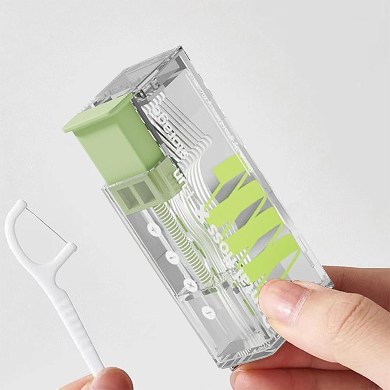3 boxes of portable household dental floss storage boxes, each containing 10 pieces of dental floss, featuring creative lighting design, premium quality, and automatic carrying, suitable for oral care