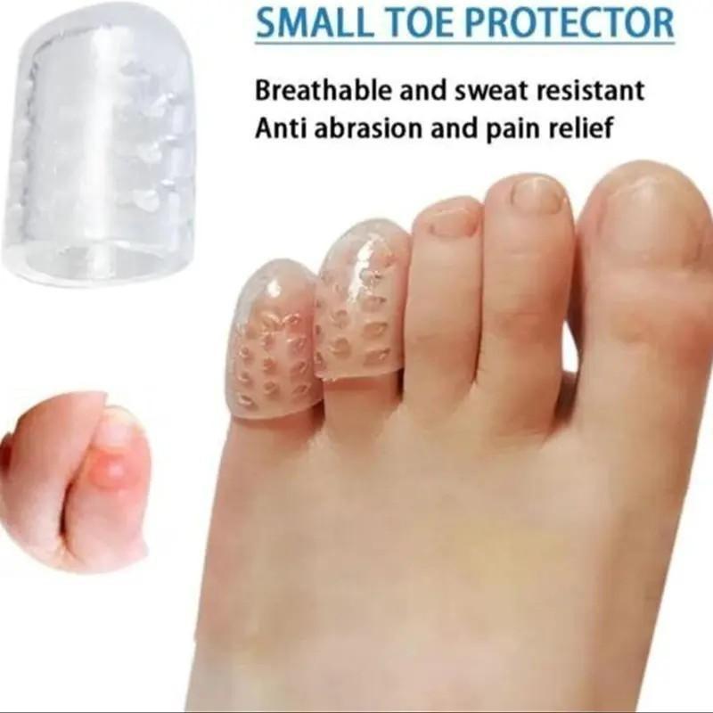 30 Pairs Silicone Transparent Toe Covers, Anti-Irritation Breathable Foot Protection, Water Blister Prevention, Unisex Foot Care Tool