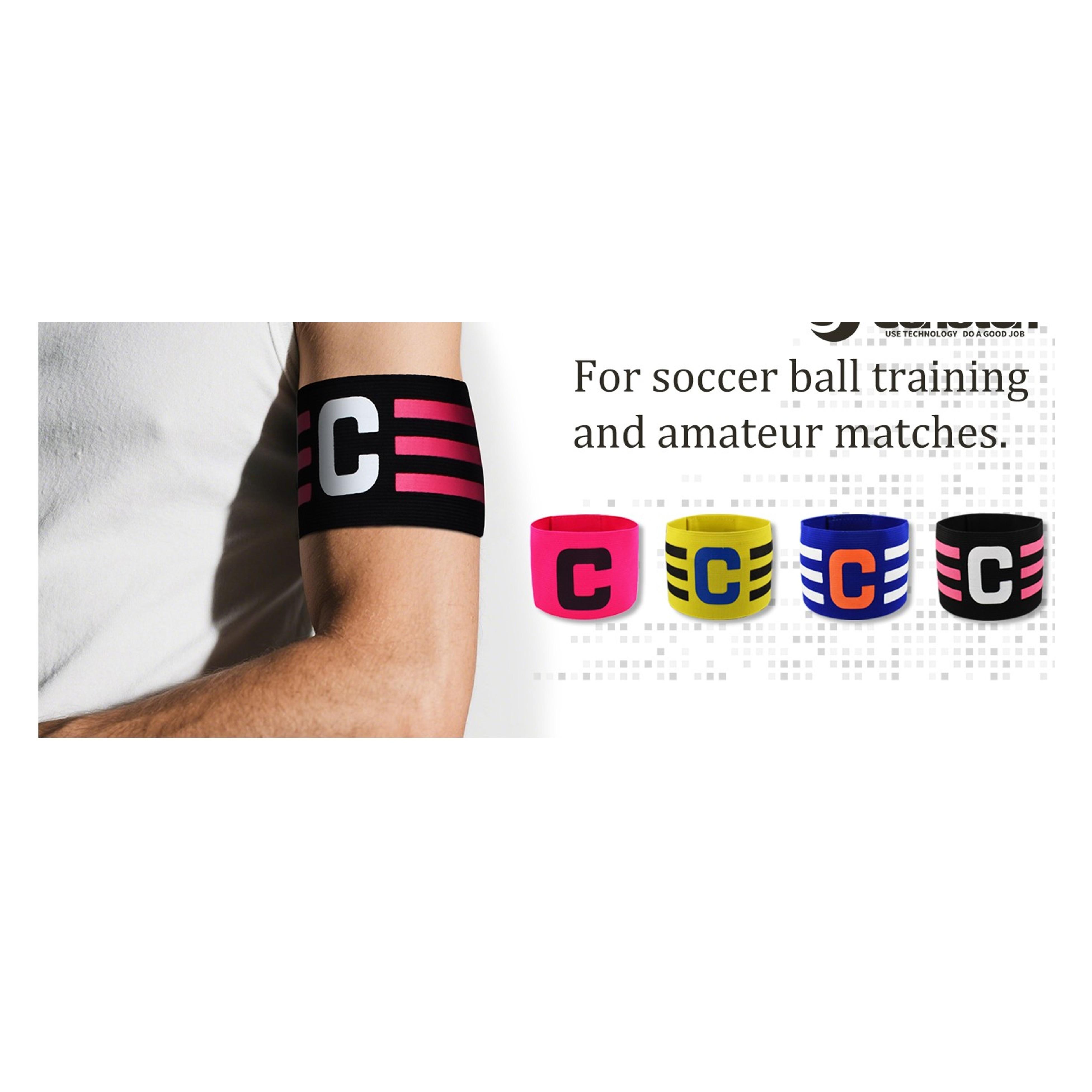Soccer Ball Captains Armbands for Adult and Youth 3Pcs