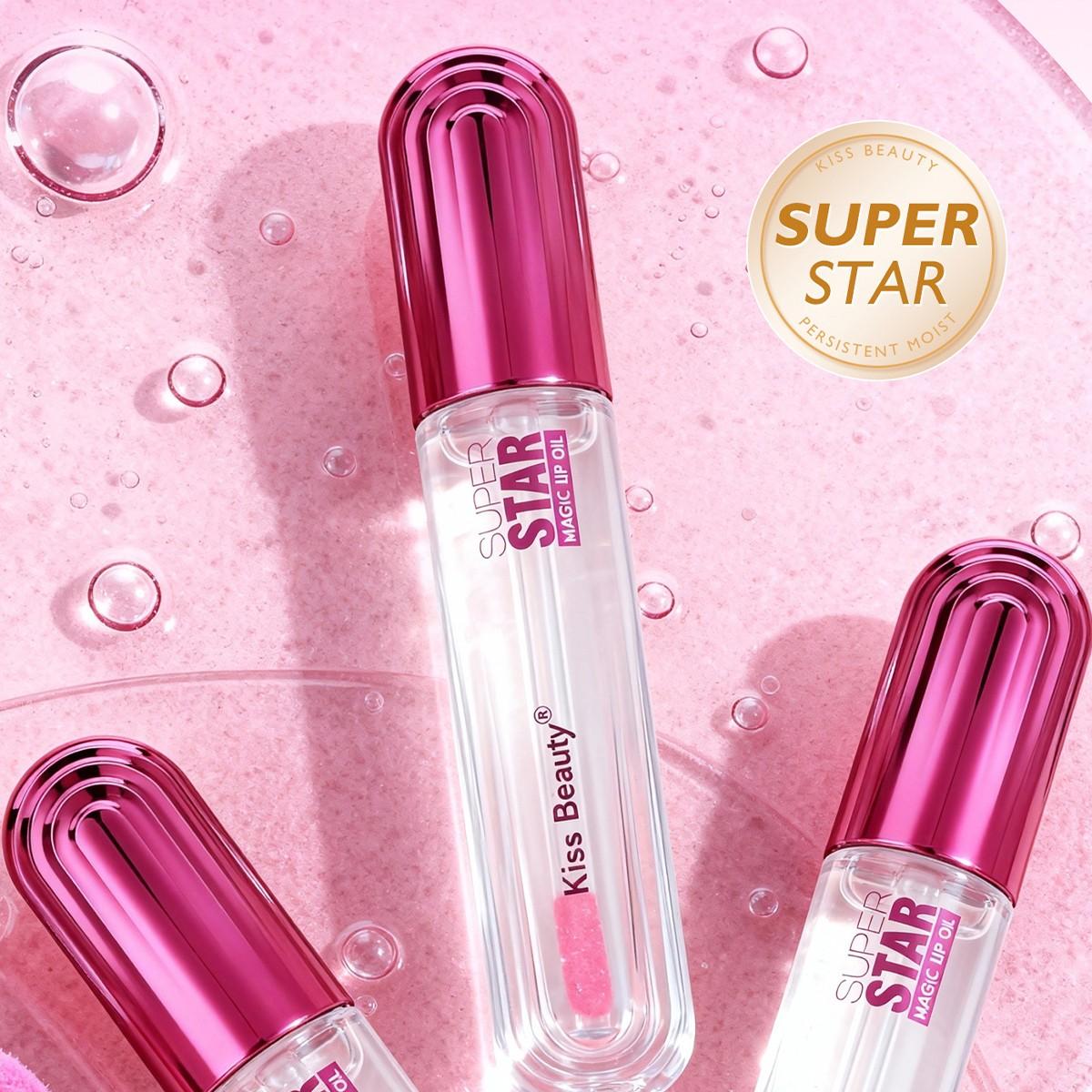 1pc Color-Changing Lip Gloss, Long-Lasting Waterproof Lip Oil, Moisturizing Lipstick, Perfect for All Light Skin Tones, Valentine's Day Gift