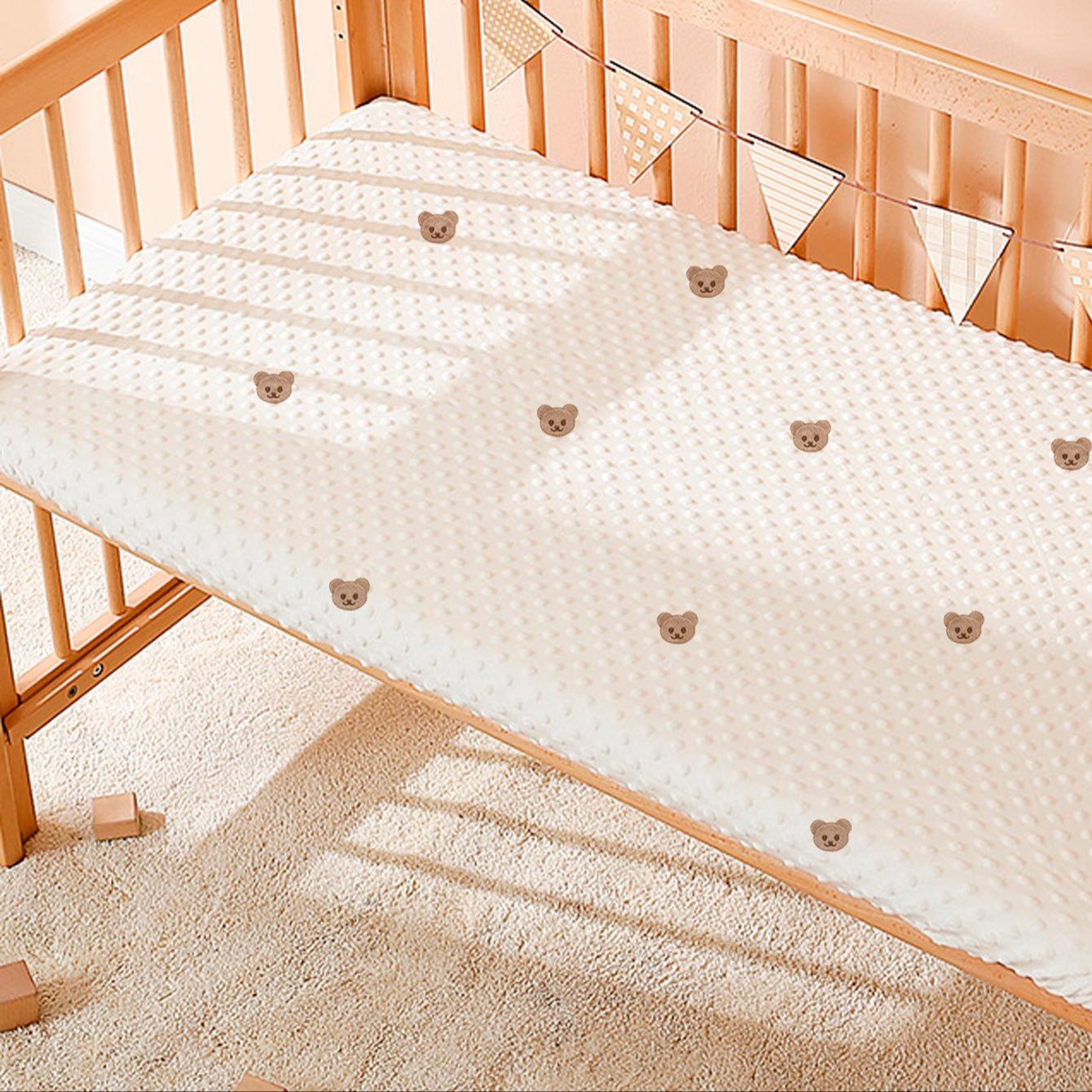 Style Baby Bed Cribs Fitted Crib Sheets Set, Soft Plush Material, Soft Bedding, Available in Multiple Sizes, Ideal for Newborns & Toddlers
