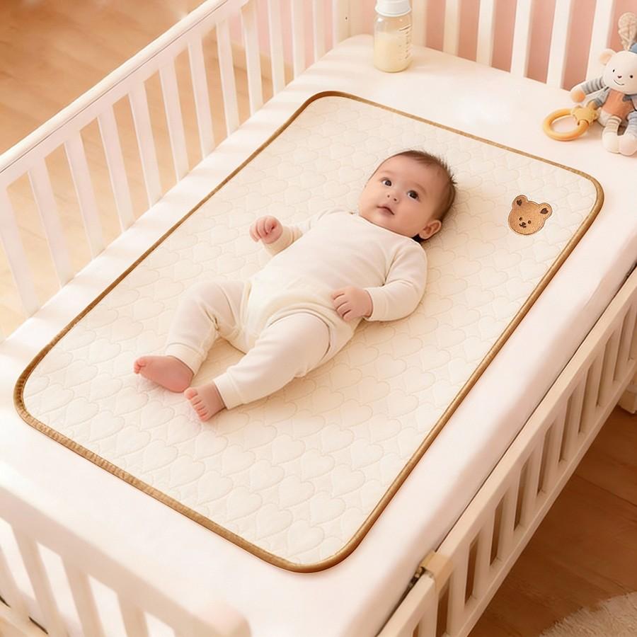 Waterproof Breathable Washable Baby Diaper Pad, Leak-Proof Newborn Care Mat, Infant Urine Protection Sheet, 1pc