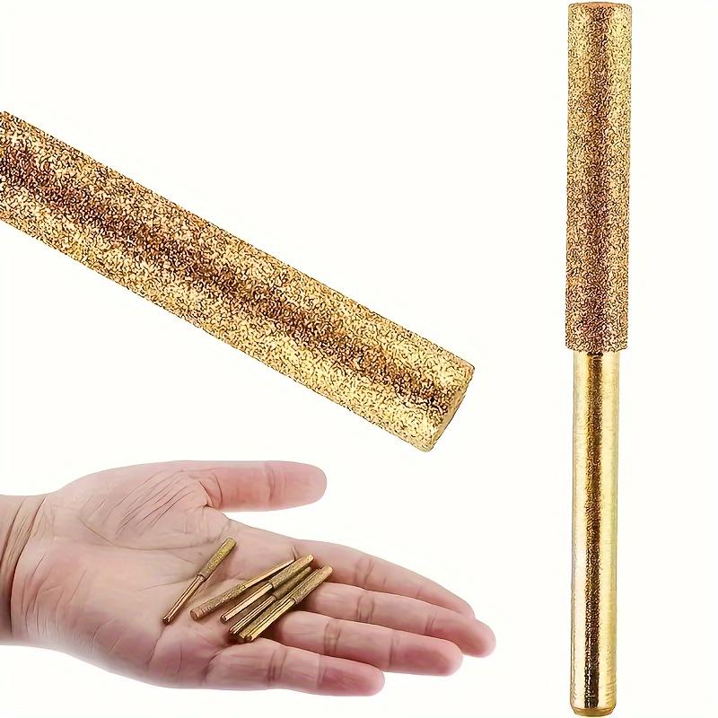 10-Piece Chainsaw Sharpening Stone File Set - Professional Chain Carving Grinding Tools, Durable & Portable Essential for Woodworking Repairs