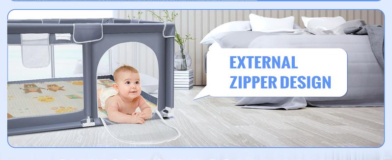 Baby Playpen with Anti-Slip Mat for Indoor&Outdoor Playard Kids Activity Center with Gate, Portable Fence Area for Babies and Toddlers playpen Baby Playpen with Anti-Slip Mat for Indoor&Outdoor Playard Kids Activity Center with Gate, Portable Fence Area for Babies and Toddlers playpen