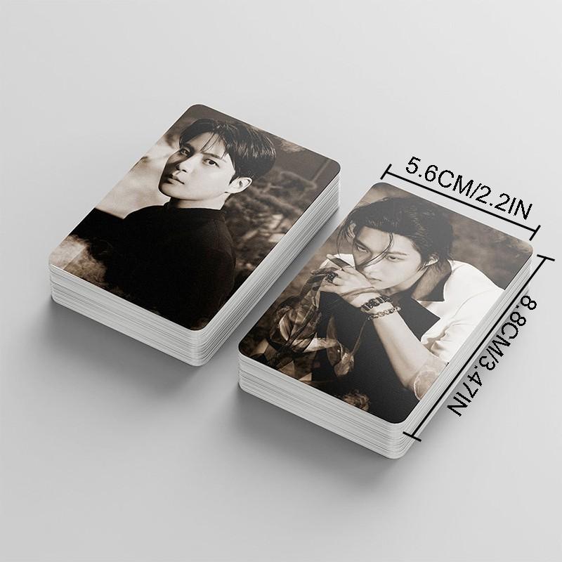 2026 New 55-Piece Boxed Small Cards, K-Pop Boy Group Idol Merchandise, High-Quality Photo Decorative Collectible Support Cards