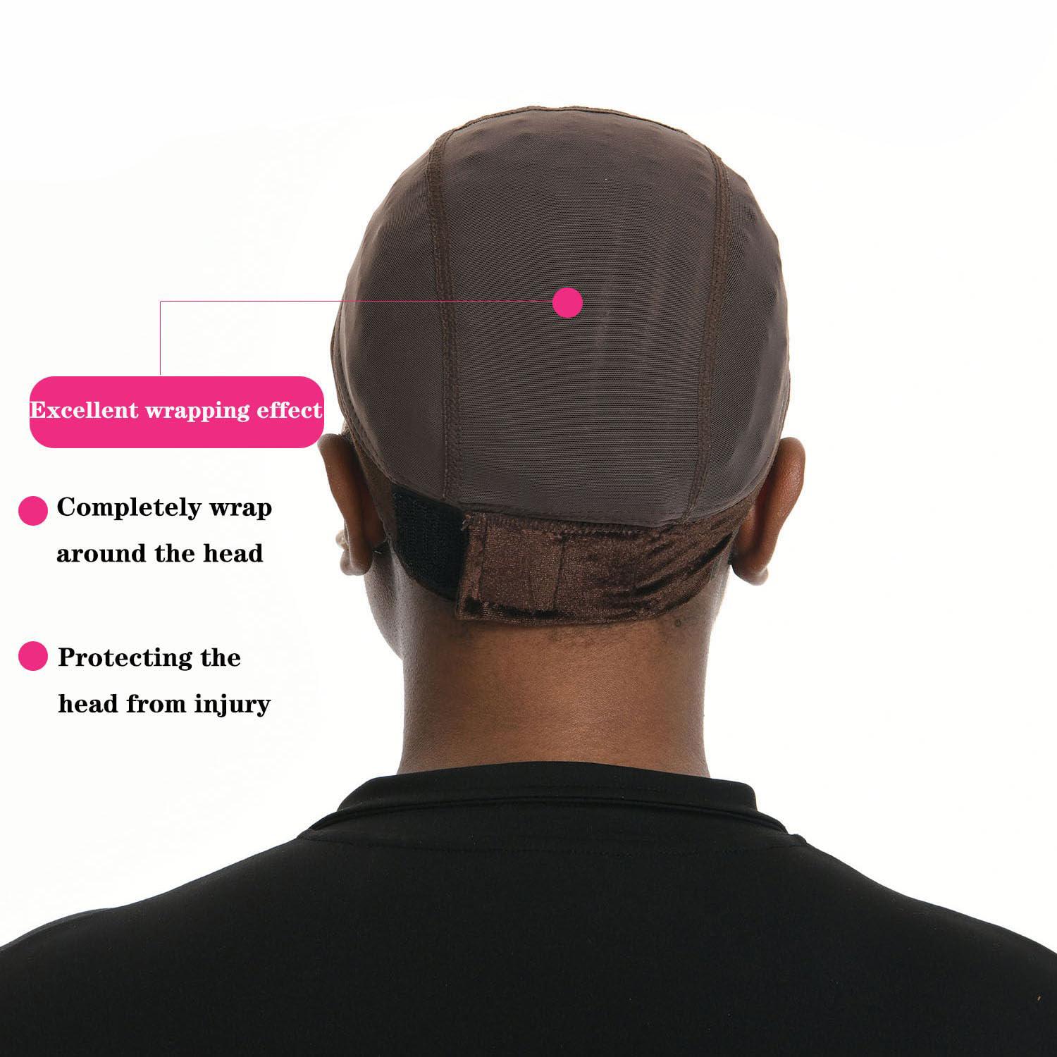 Wig Cap with Grip Band for Keeping Wigs in Place, 1 Count Adjustable Style Dome Mesh Cap with Showing Off Ears, Non Slip Cap Let Hair Wig Be Glueless, Hair Styling Tools, Lace Wig Tape, Wigcap, Hair Closures, All Users