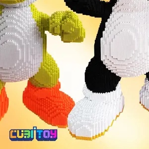 CubiBRICK Game Series Giant Yeah YH (24,445 PCS) Micro 3D Building Block Model