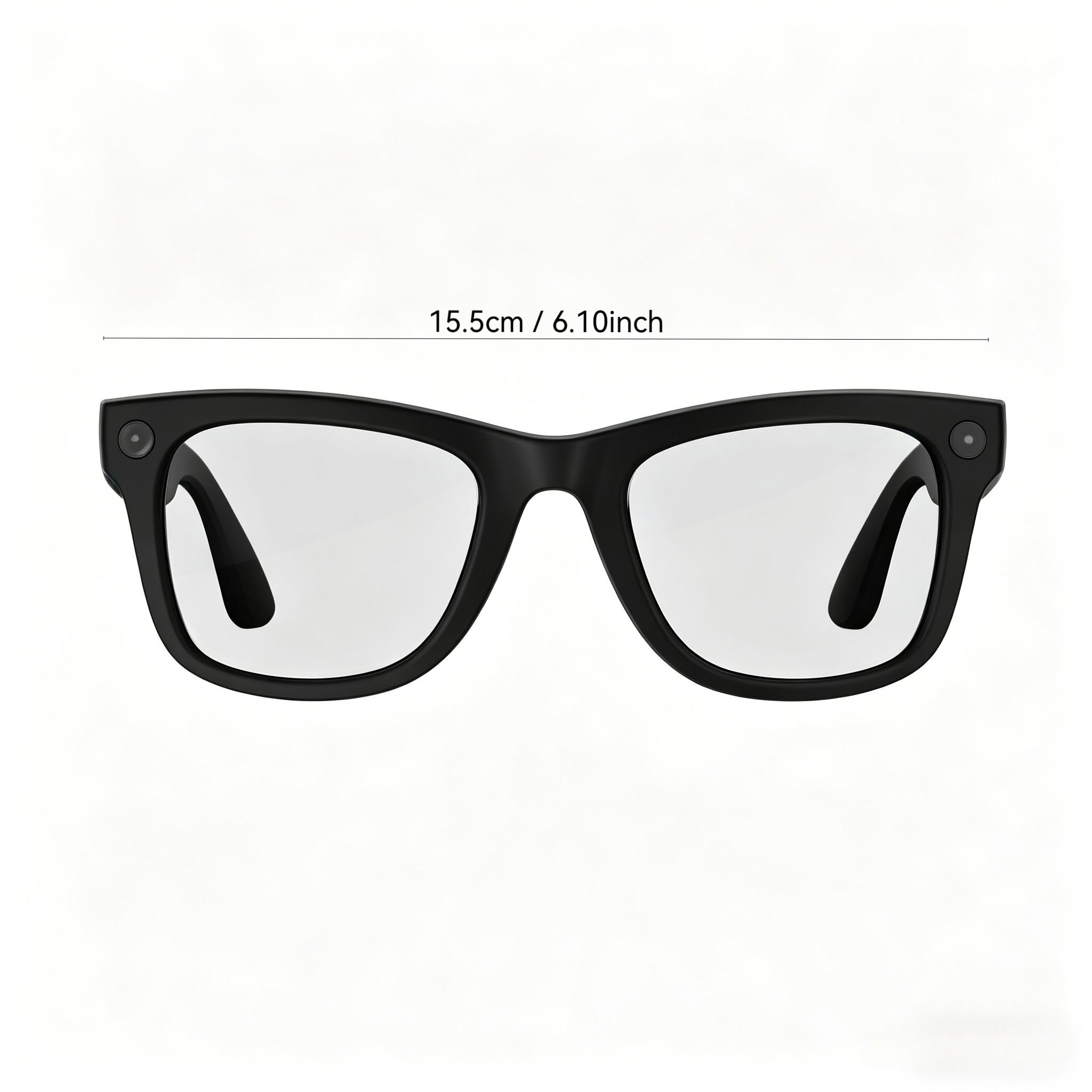 Modern Wearable Smart Glasses Camera, 2026 New Multi-Function Audio Sunglasses, HD Photos Videos, Ai Translator, Bluetooth-compatible Call Music, Touch Control, Charging Case