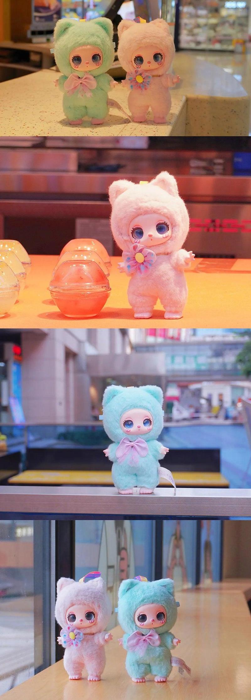 (Black Friday)Liila's Lucky Cat 1st-Generation Series Blind Box Ship From US - Mystery Plush Toy - Random Surprise Doll - Great Gift Idea for Cute Stuff Fans