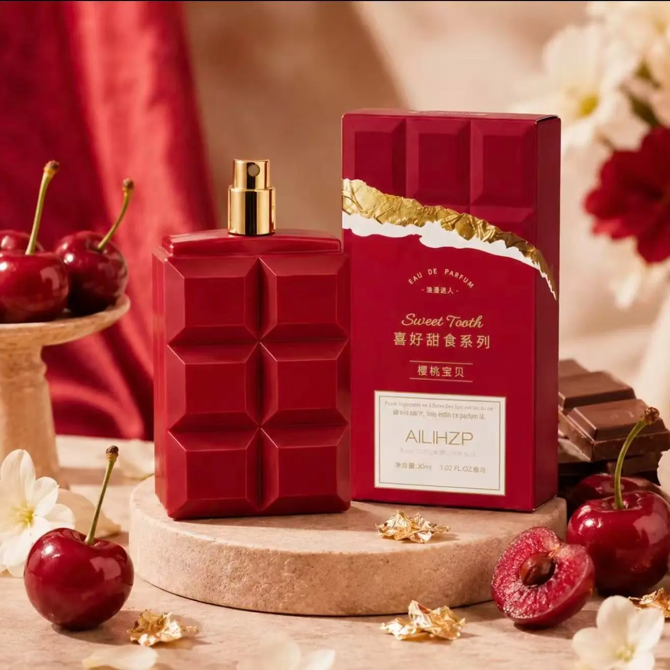 30ML Women's Chocolate Perfume, Sweet Dessert Scent, Long-Lasting Fragrance, Portable Design, Ideal Gift, Student Perfume, Candy Aroma