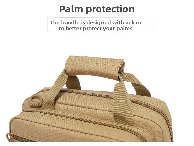 Military fans outdoor portable multi-functional handbag leisure sports anti-splashing diagonal span bag storage bag tactical pistol bag