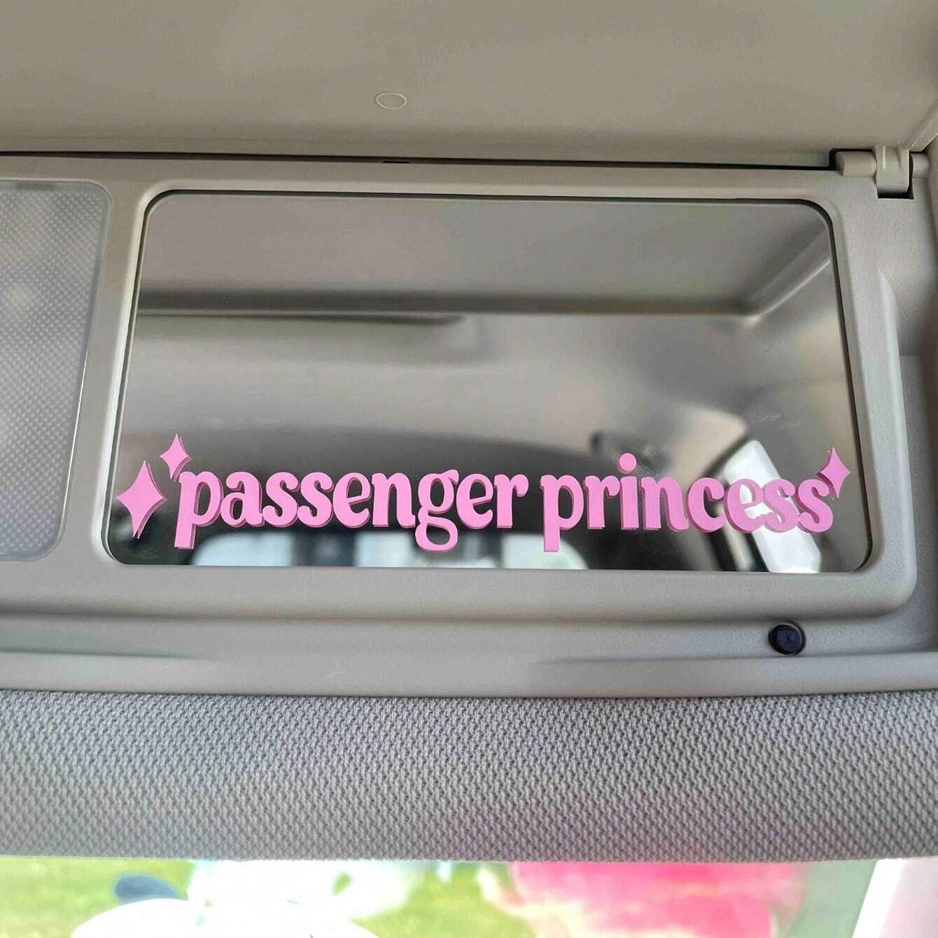 Car Rear View Mirror Decal Sticker, Letter Pattern Car Decal, Car ...