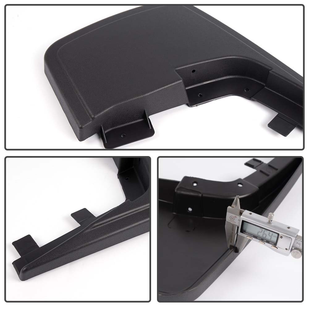 CROSSDESIGN Fit For 2015-2018 Ford F-150 Front&Rear Molded Splash Guards Mud Flaps Mudguard